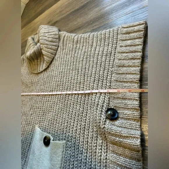 ANTHROPOLOGIE Women’s Moth Poncho Wool Knit Alpaca One size - Picture 7 of 12